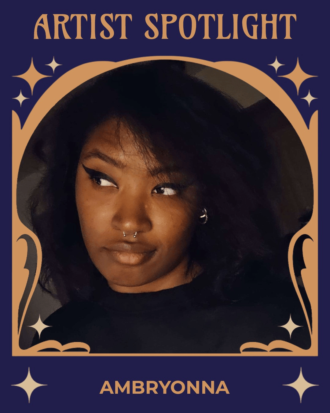The artist spotlight for Ambryonna