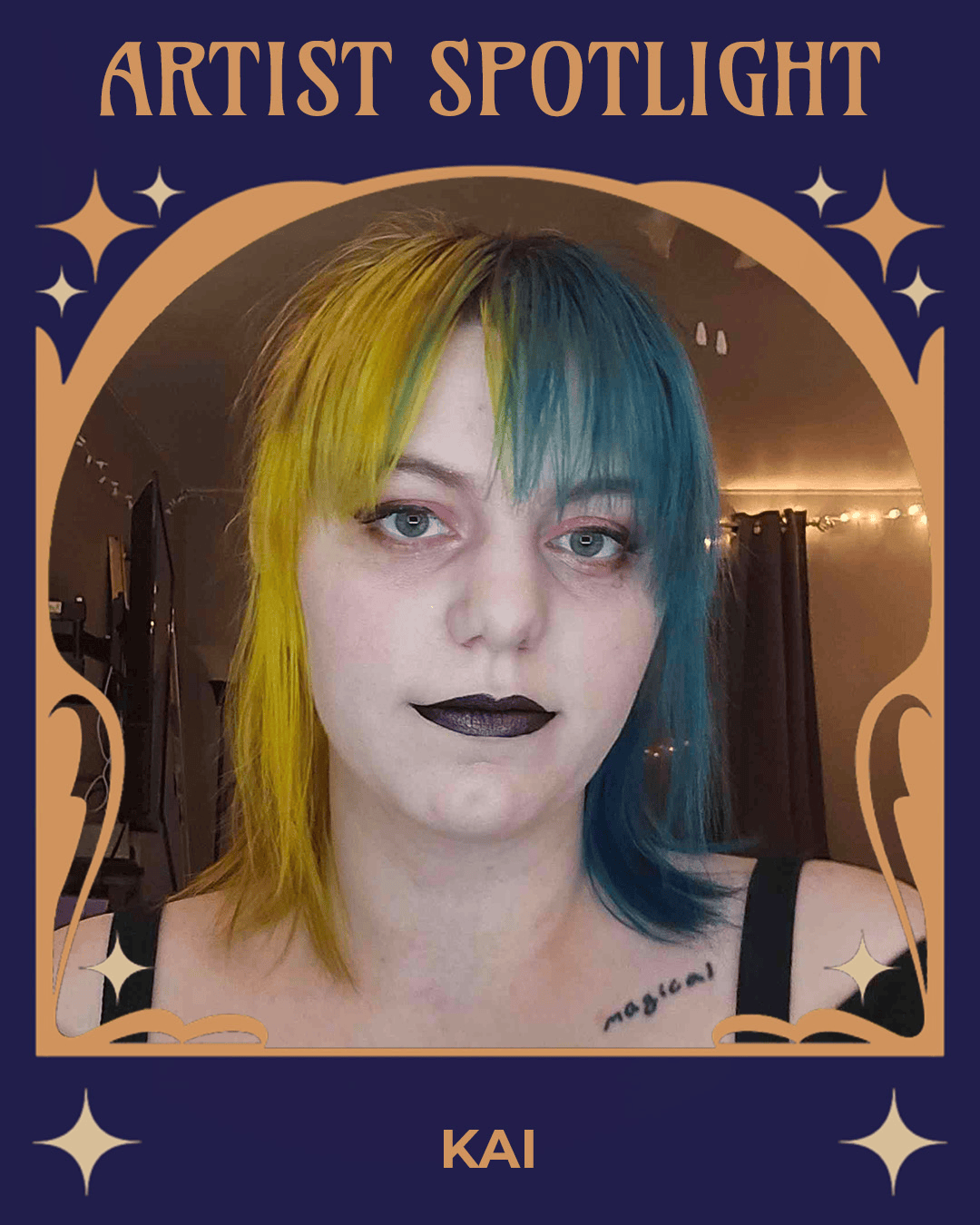 The artist spotlight for Kai